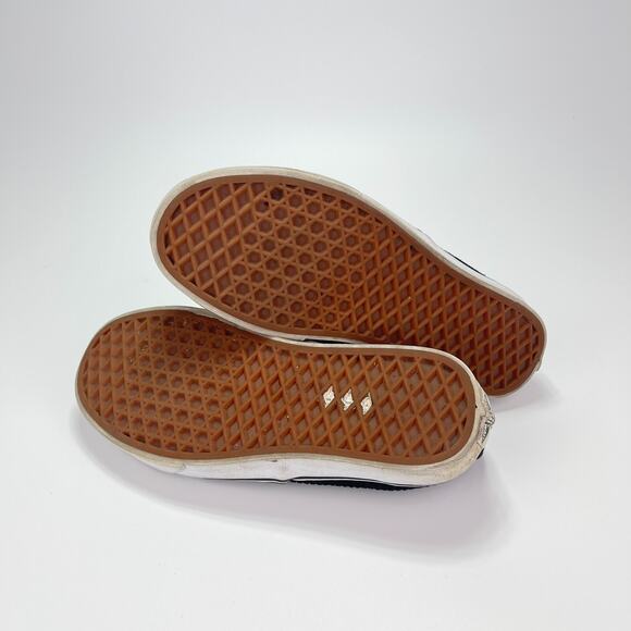 Vans Off The Wall Black Corduroy Athletic Skate Shoes Sneakers Women's Size 7.5 - Picture 9 of 10